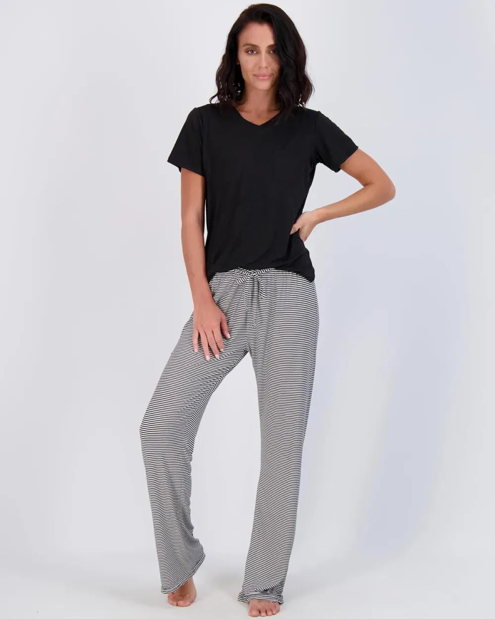 2 Pack: Women’s Pajama Set Super-Soft Short & Long Sleeve Top With Pants (Available In Plus Size)