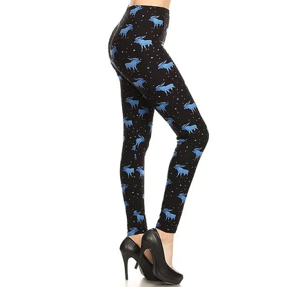 Santa Claus Leggings Jogger Pants Women's Christmas Christmas Christmas Eve Adults' Christmas New Year Eve Polyester Lycra Spandex Pants