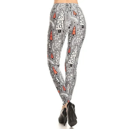 Santa Claus Leggings Jogger Pants Women's Christmas Christmas Christmas Eve Adults' Christmas New Year Eve Polyester Lycra Spandex Pants