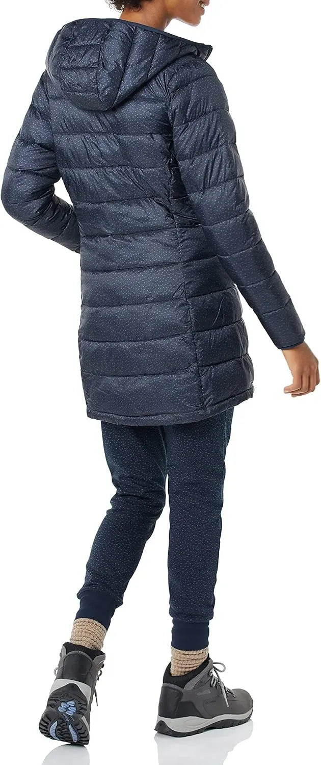 Women's Lightweight Water-Resistant Hooded Puffer Coat (Available in Plus Size)