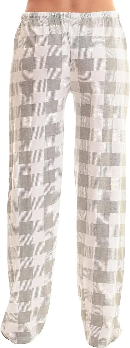 Women Pajama Pants Sleepwear Buffalo Plaid Pajamas