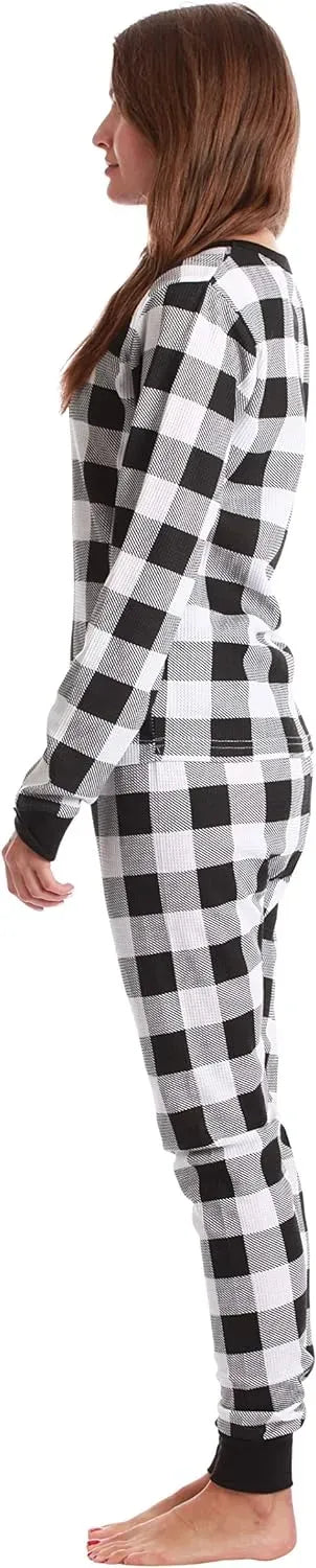 Women's Thermal Underwear Pajamas Set