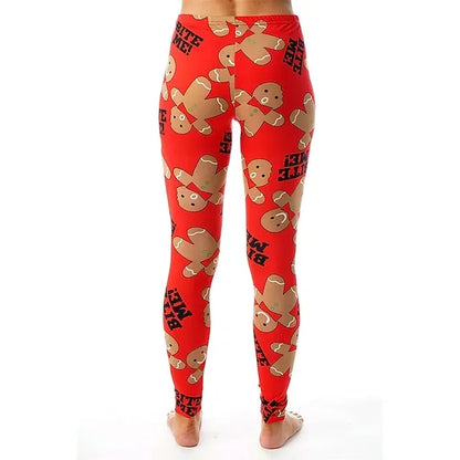 Santa Claus Leggings Jogger Pants Women's Christmas Christmas Christmas Eve Adults' Christmas New Year Eve Polyester Lycra Spandex Pants