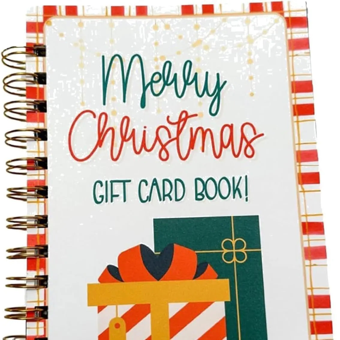 🎁🎅🏼MERRY CHRISTMAS! GIFT CARD BOOK📚 14 Themed Pages, Hardcover & Durability Line