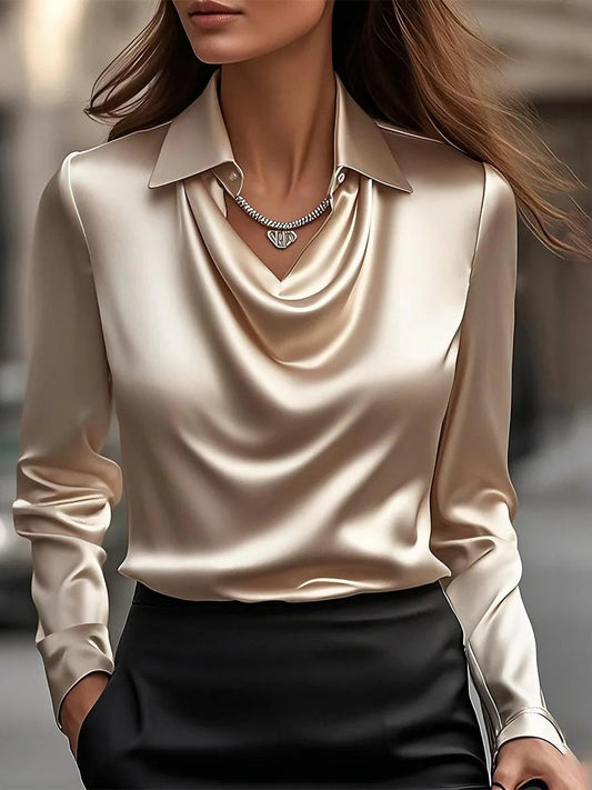 Lily & Lune | Elegant Satin Top