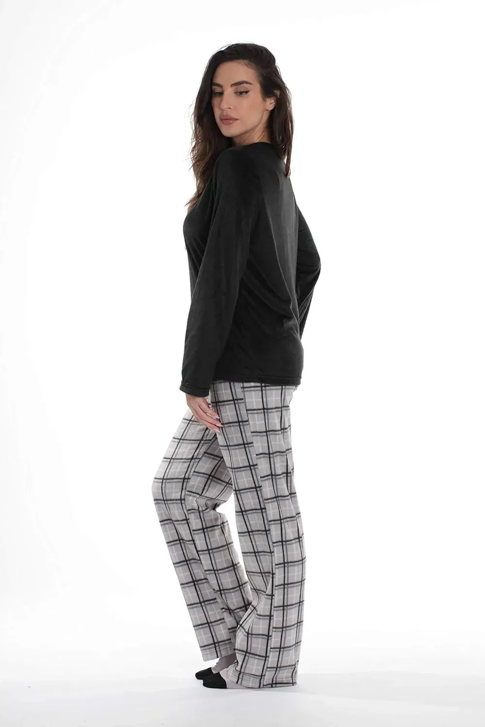 Women’s Pajama Pant Set - Nightgown with Matching Socks