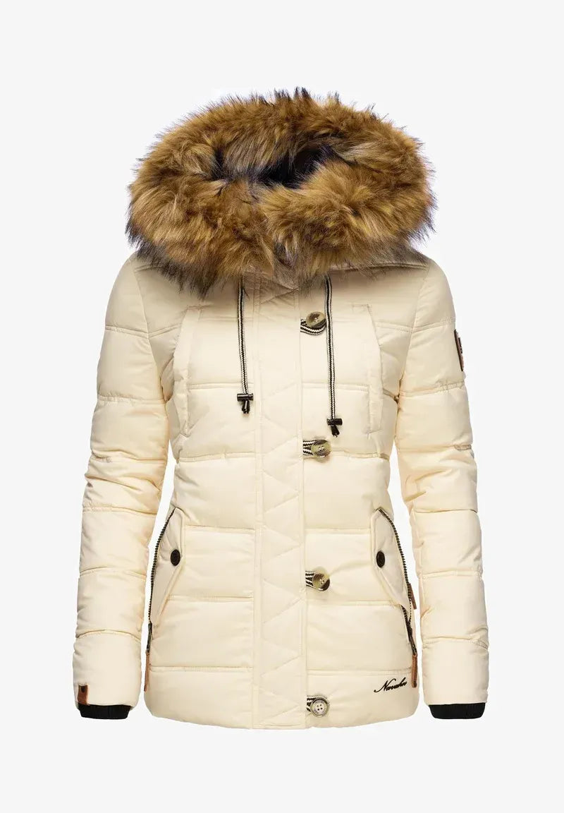 Women's windproof padded jacket Orange