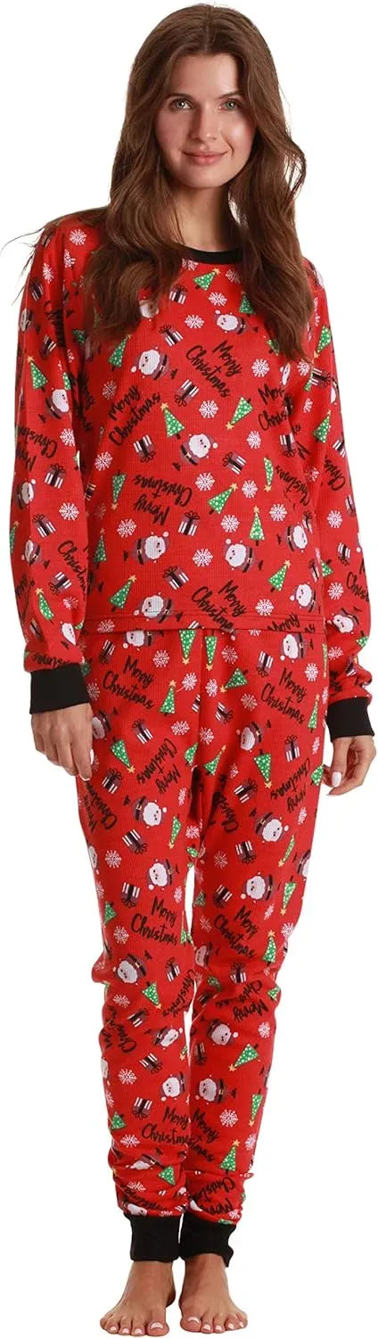 Women's Thermal Underwear Pajamas Set