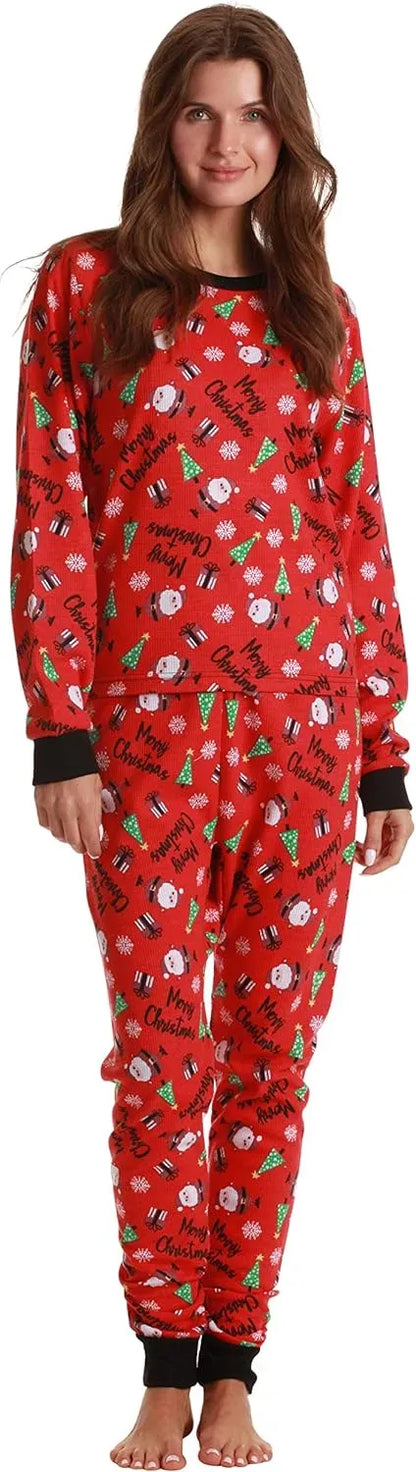 Women's Thermal Underwear Pajamas Set