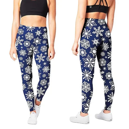 Santa Claus Leggings Jogger Pants Women's Christmas Christmas Christmas Eve Adults' Christmas New Year Eve Polyester Lycra Spandex Pants