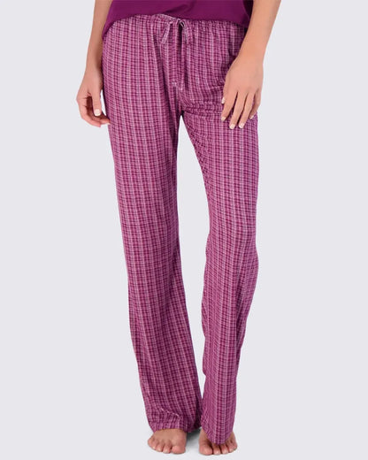 2 Pack: Women’s Pajama Set Super-Soft Short & Long Sleeve Top With Pants (Available In Plus Size)