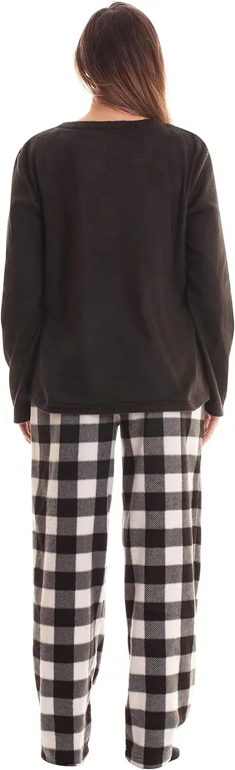 Women’s Pajama Pant Set - Nightgown with Matching Socks