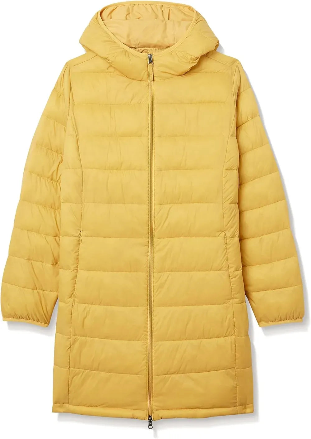 Women's Lightweight Water-Resistant Hooded Puffer Coat (Available in Plus Size)