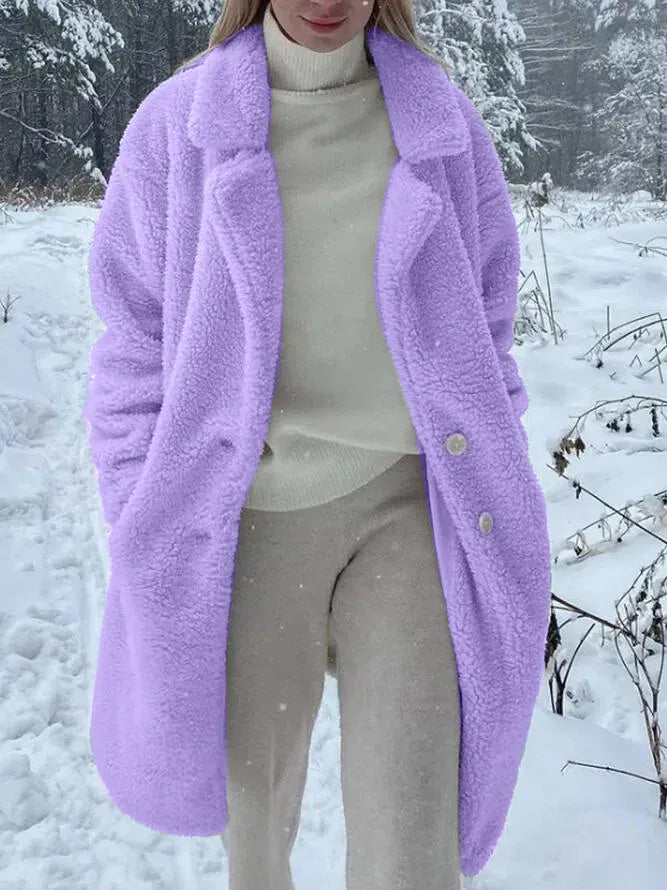 Shawl Collar Casual Cotton Coat Jacket