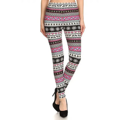 Santa Claus Leggings Jogger Pants Women's Christmas Christmas Christmas Eve Adults' Christmas New Year Eve Polyester Lycra Spandex Pants