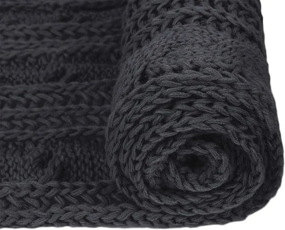 Women And Mens Winter Thick Cable Knit Wrap Chunky Long Warm Scarf