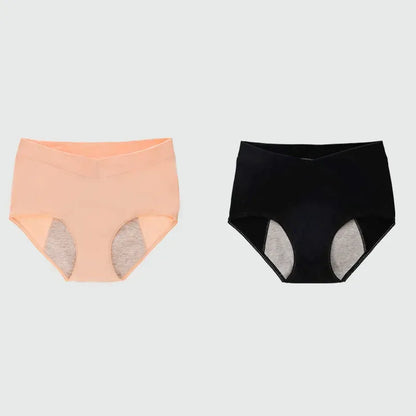 Plus Size V High Waist 100% Cotton Menstrual Panties