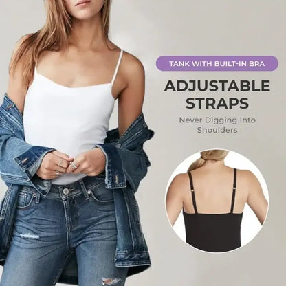 Hot Sale 🎀Tank With Built-In Bra