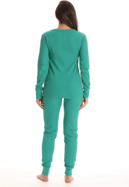 Women's Thermal Underwear Pajamas Set