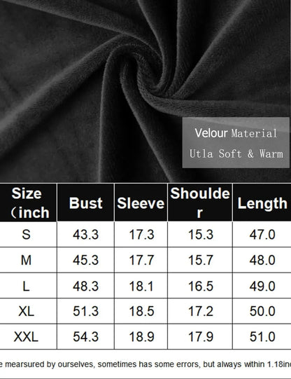 Women Zipper Robe 3/4 Sleeves Loungewear Dress Full Length Sleepwear Pockets Housecoat Nightgown Long Bathrobe