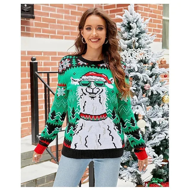 Christmas Snowman Ugly Christmas Sweater / Sweatshirt Sweatshirt Pullover Anime Funny Top For Women's Adults' 3D Print 100% Polyester Party Casual Daily