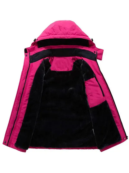 Women's waterproof winter warm ski jacket