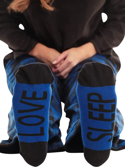 Women’s Pajama Pant Set - Nightgown with Matching Socks