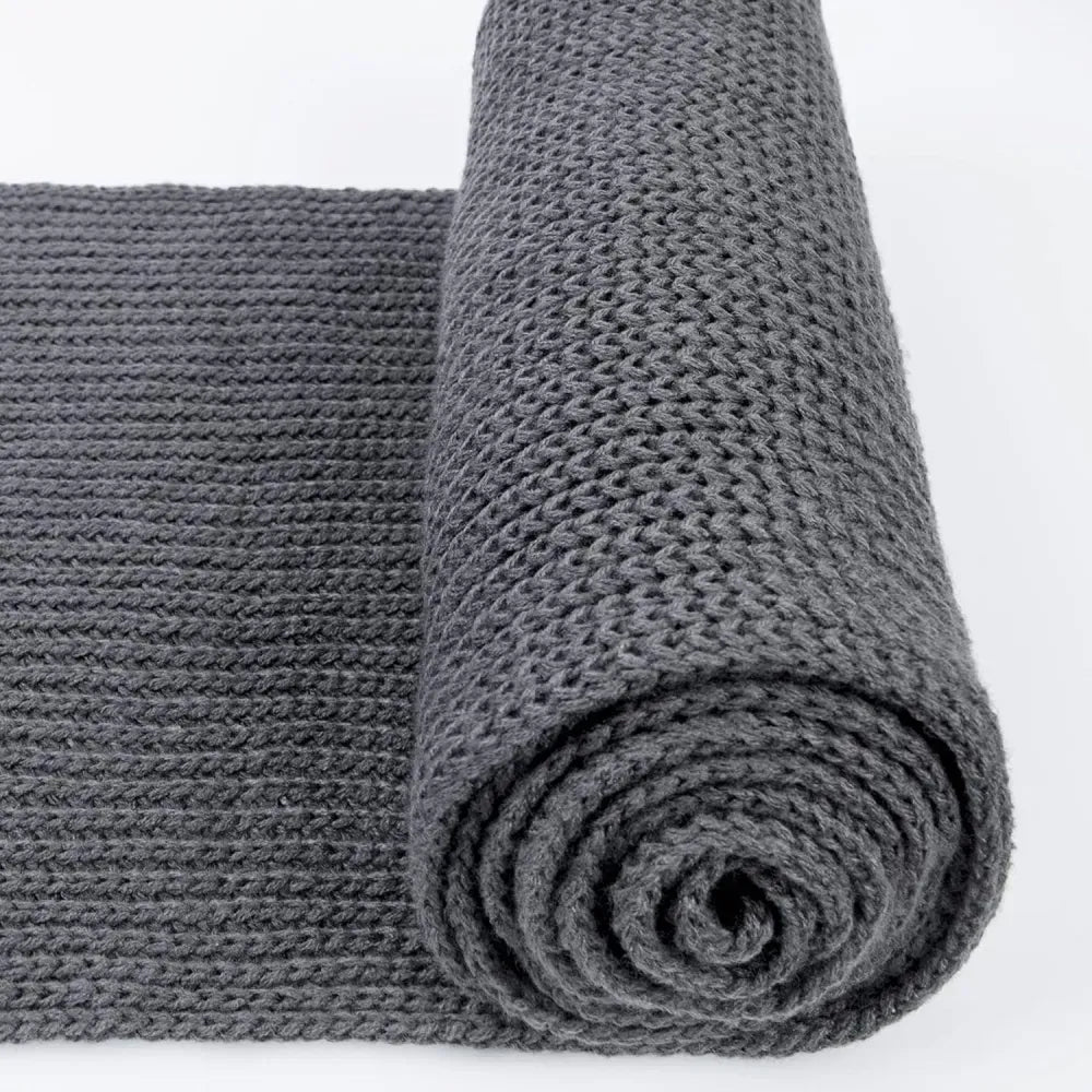 Women And Mens Winter Thick Cable Knit Wrap Chunky Long Warm Scarf