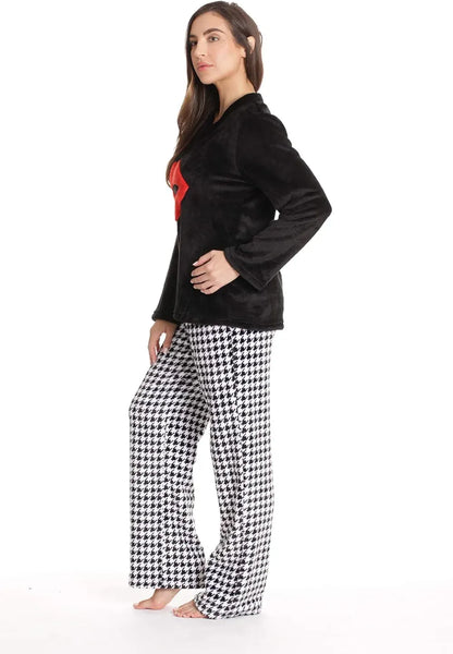 Plush Pajama Sets for Women