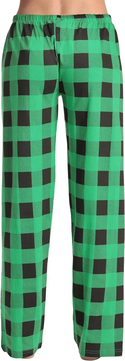 Women Pajama Pants Sleepwear Buffalo Plaid Pajamas