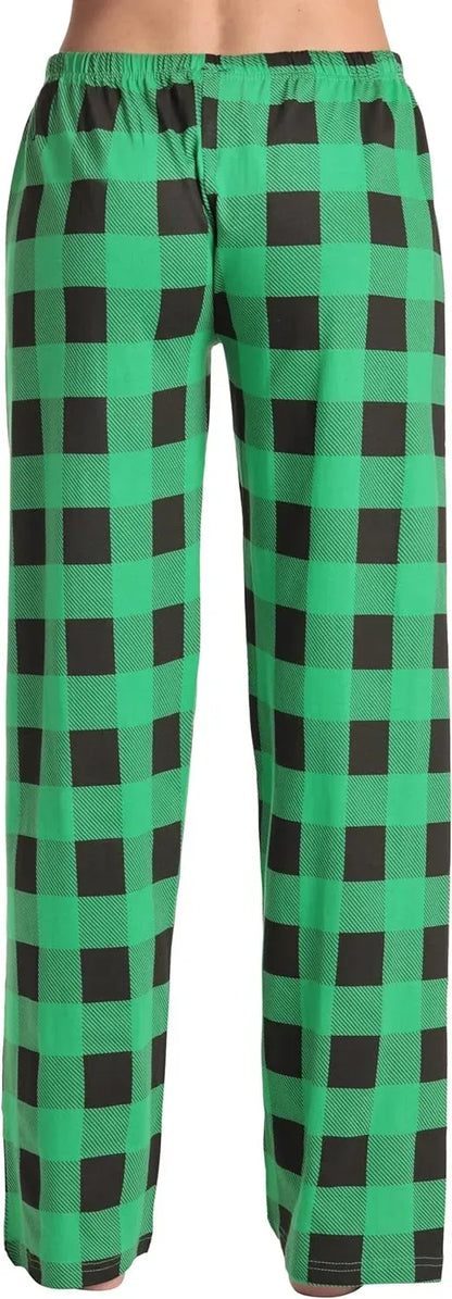 Women Pajama Pants Sleepwear Buffalo Plaid Pajamas