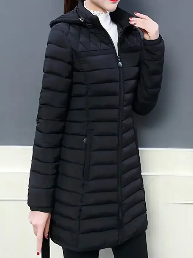 Women's down jacket simple casual with pockets