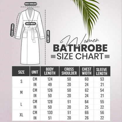 Women Fleece Shawl Collar Bathrobe - Plush Long Robe