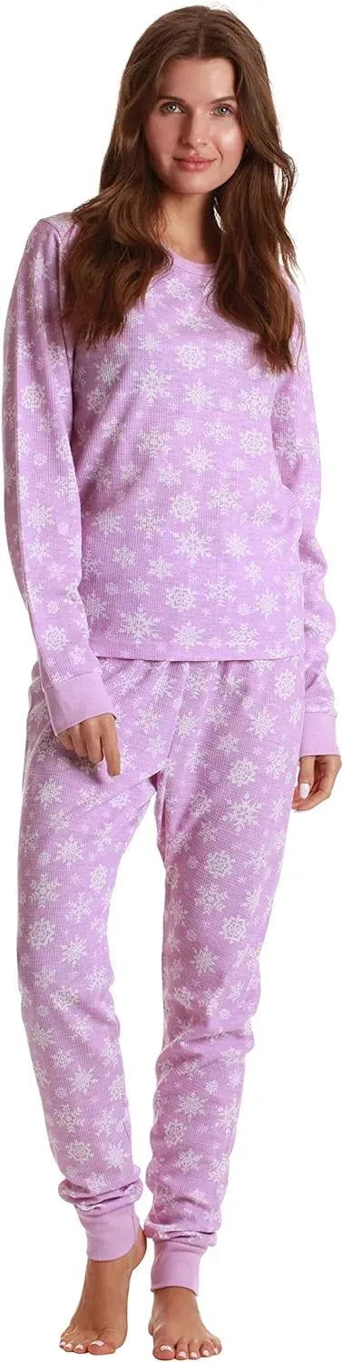 Women's Thermal Underwear Pajamas Set