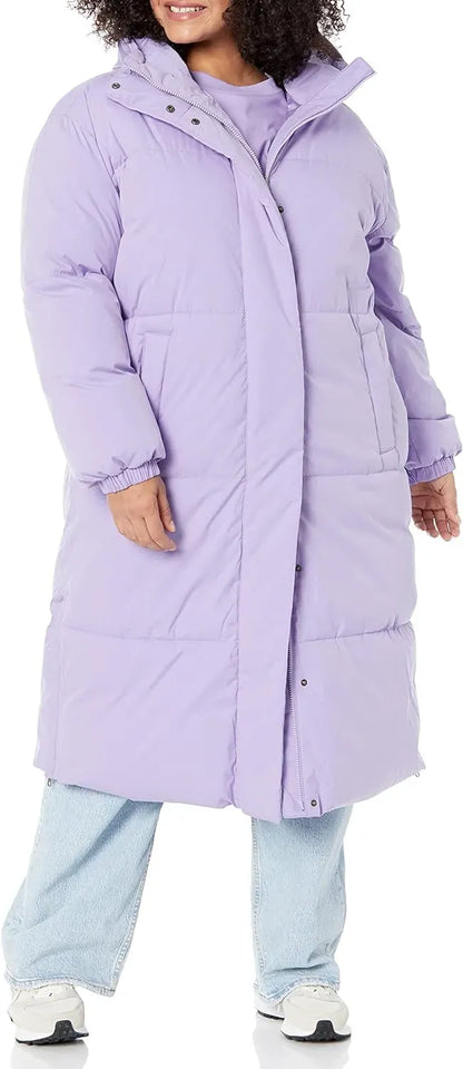 Women's Oversized Long Puffer Jacket (Available in Plus Size)