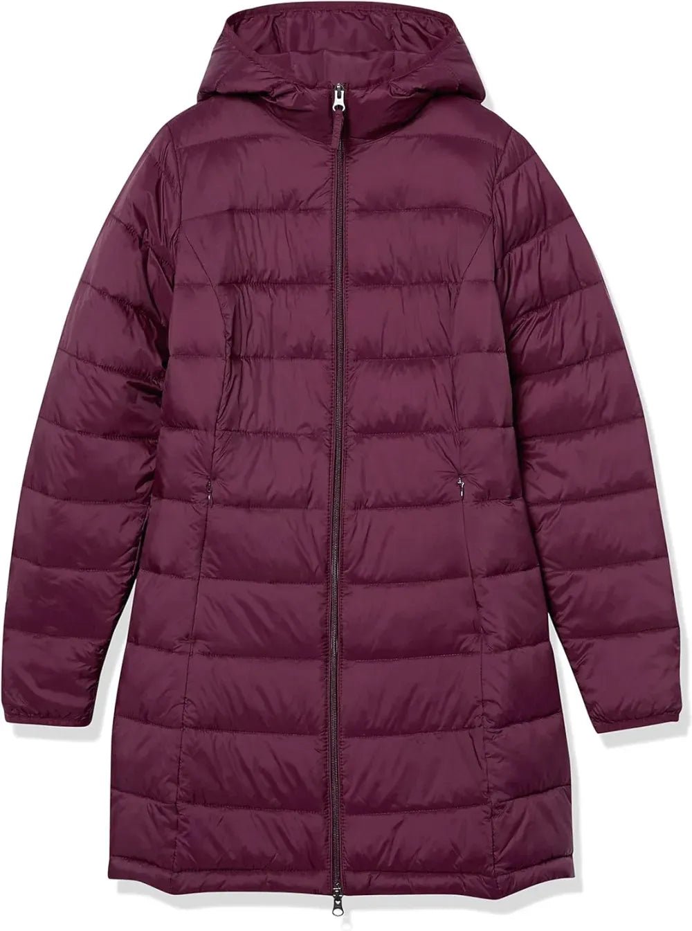 Women's Lightweight Water-Resistant Hooded Puffer Coat (Available in Plus Size)