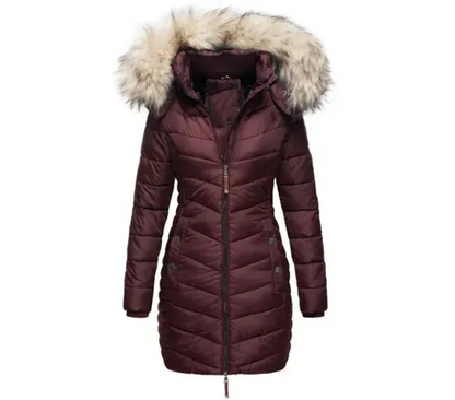 Fashion ladies parka coat C