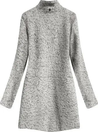 Light gray ladies short coat