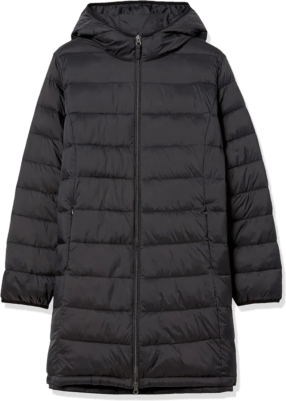 Women's Lightweight Water-Resistant Hooded Puffer Coat (Available in Plus Size)