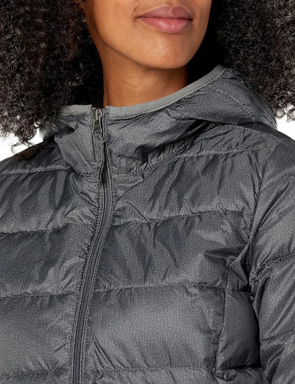 Women's Lightweight Water-Resistant Hooded Puffer Coat (Available in Plus Size)