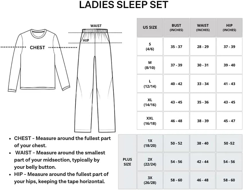2 Pack: Women’s Pajama Set Super-Soft Short & Long Sleeve Top With Pants (Available In Plus Size)