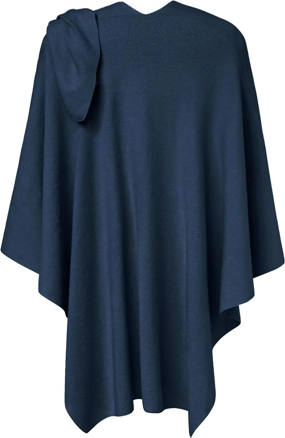 Womens Large Cross Front Poncho Sweater Wrap Topper Knitted Elegant Shawls Cape for Fall Winter
