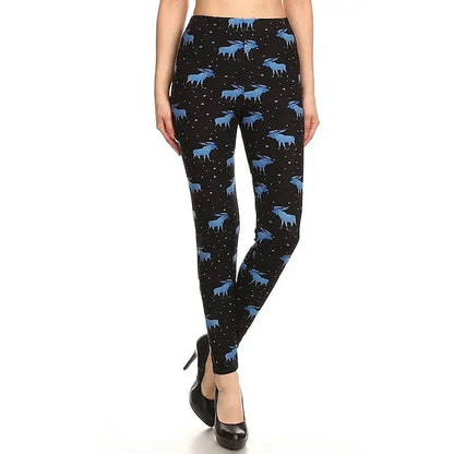 Santa Claus Leggings Jogger Pants Women's Christmas Christmas Christmas Eve Adults' Christmas New Year Eve Polyester Lycra Spandex Pants