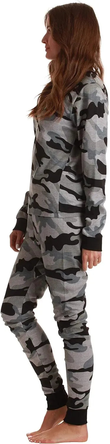 Women's Thermal Underwear Pajamas Set