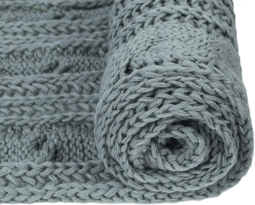 Women And Mens Winter Thick Cable Knit Wrap Chunky Long Warm Scarf