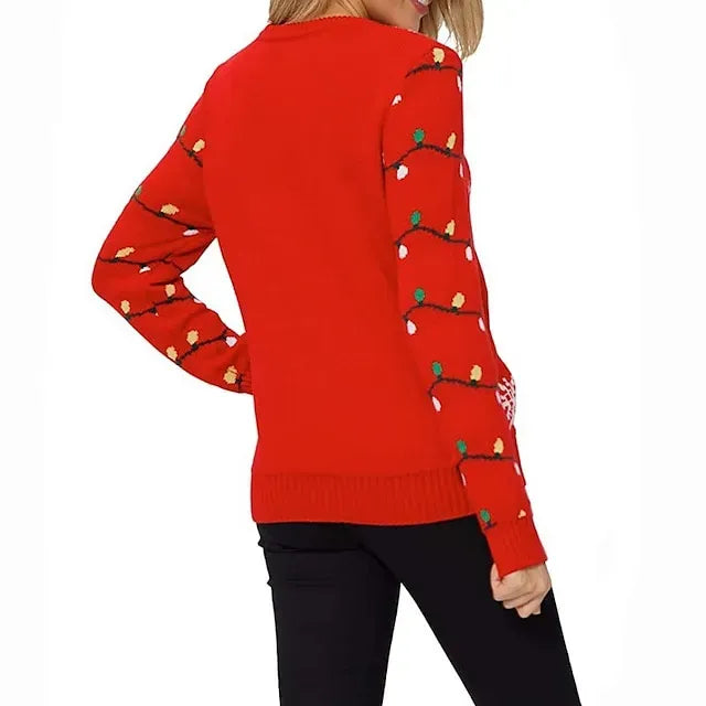 Christmas Trees Masquerade Ugly Christmas Sweater / Sweatshirt Pullover Women's Christmas Christmas Masquerade Christmas Eve Adults Party Christmas 100% Acrylic Top