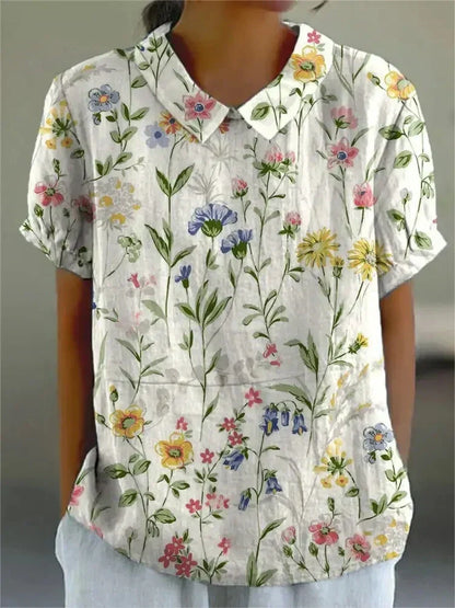 MARLENE™ – Vintage Print Shirt